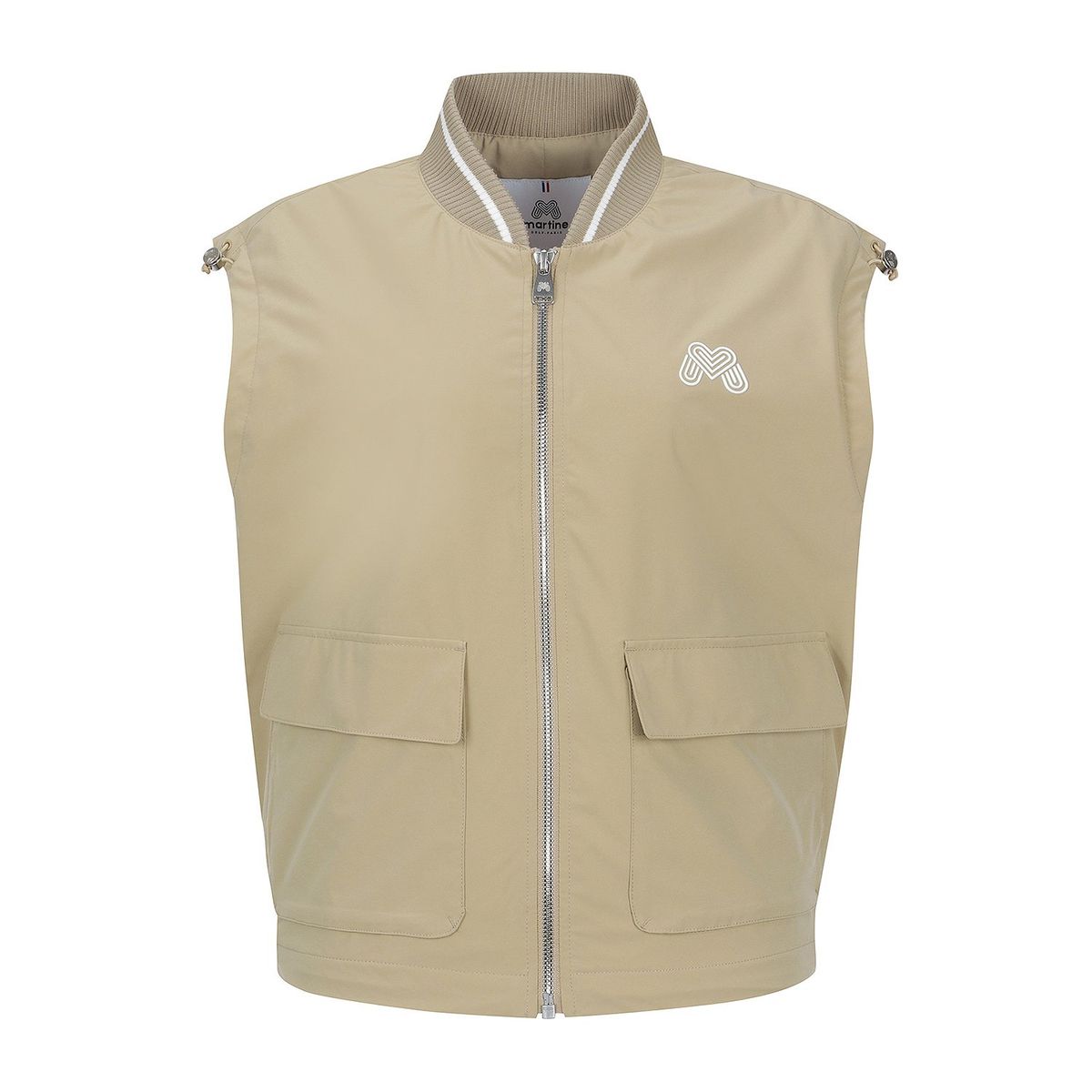 마틴골프(MARTINE GOLF) Shawl Collar Vest_Beige