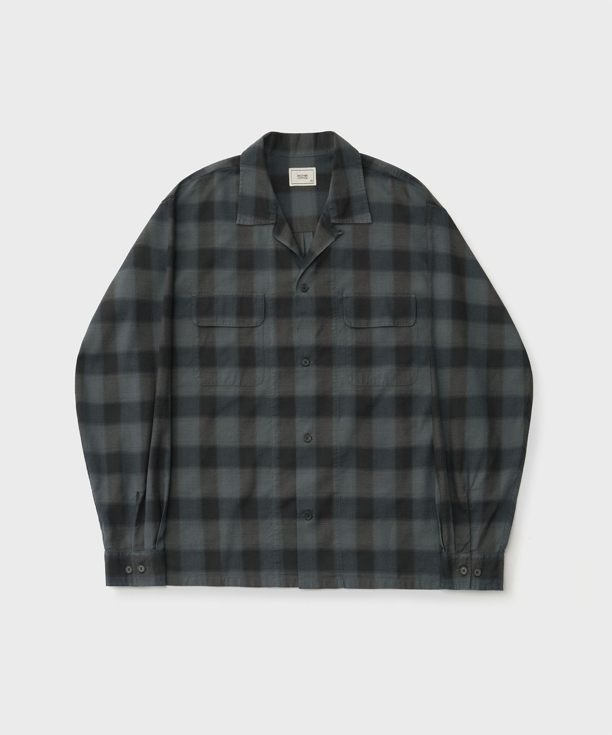 어나더 오피스(ANOTHER OFFICE) Granada Open-Collar Shirt (Dawn)