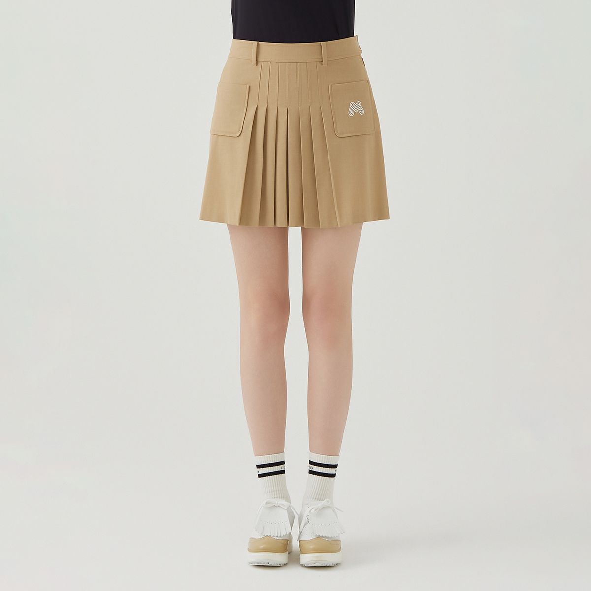 마틴골프(MARTINE GOLF) TR Pleats Culotte_Beige