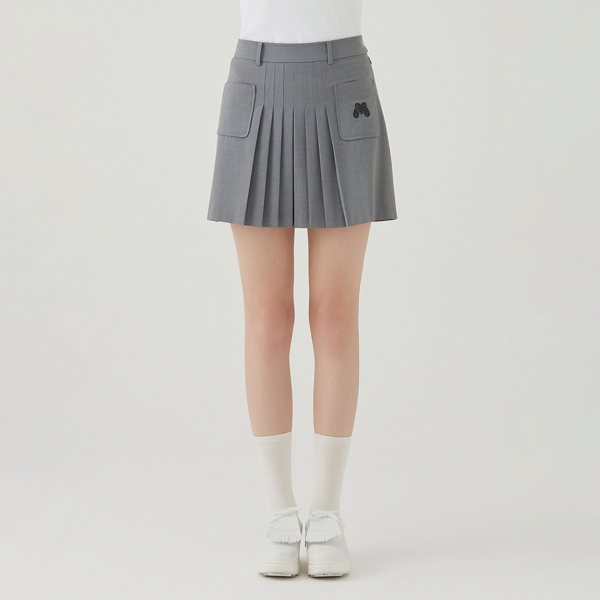 마틴골프(MARTINE GOLF) TR Pleats Culotte_M/Grey