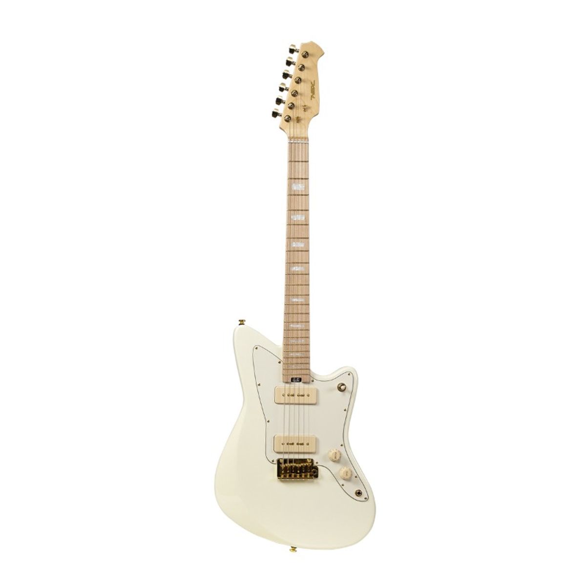 헥스기타(HEXGUITARS) 입문용 일렉기타 OS300 G/MIV 메탈릭 아이보리