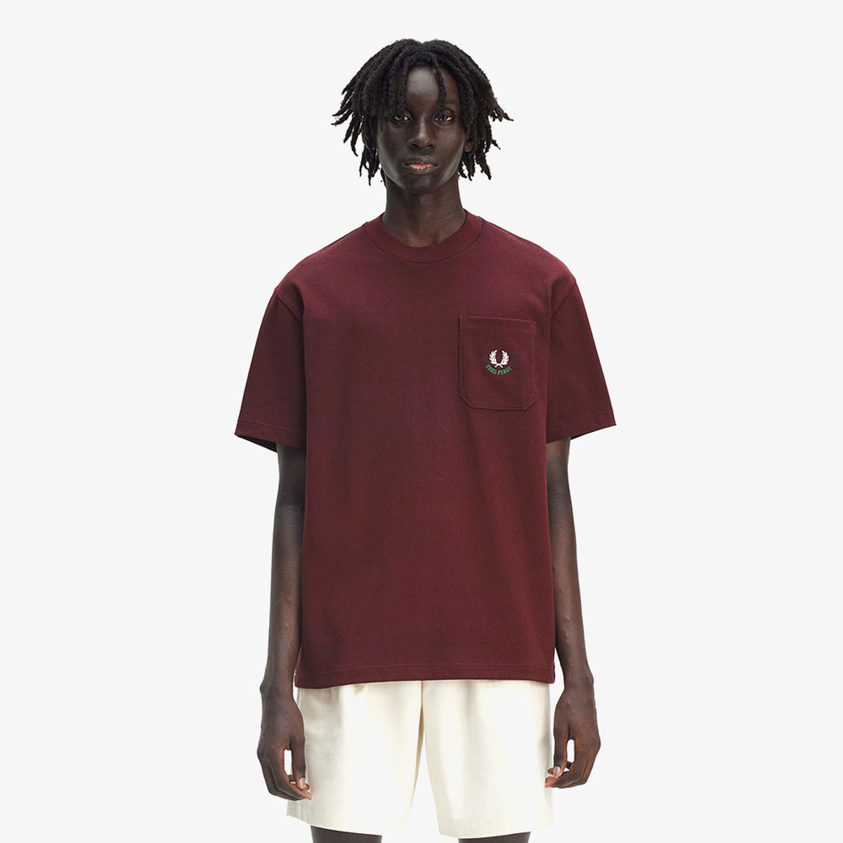 프레드페리(FRED PERRY) [Clubhouse] 릴렉스드 1952 티셔츠 - 옥스블러드 AFPM2519827-597