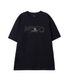 [ACTIVE LETTERING]CREW NECK TEE_BLACK