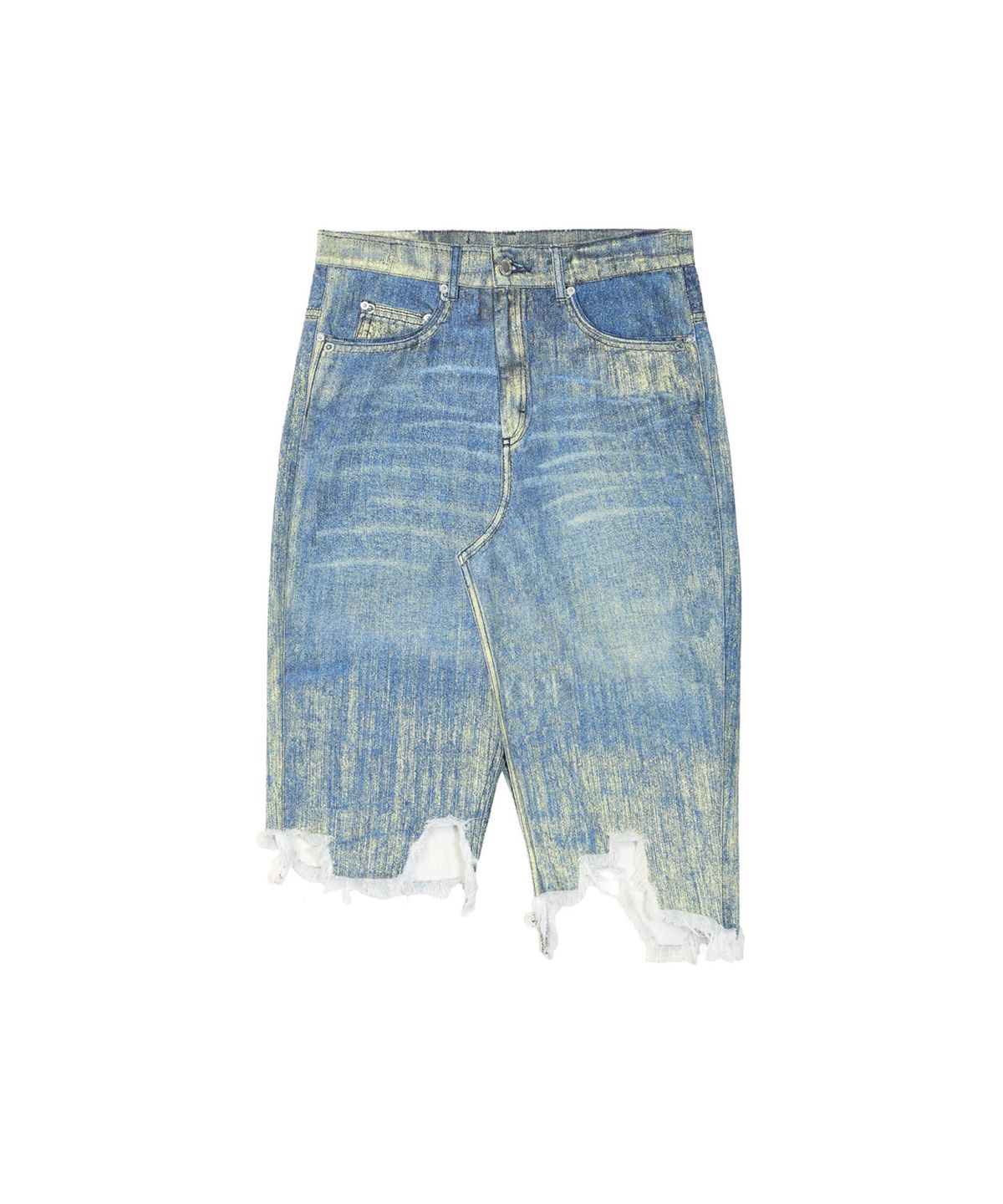 캠퍼랩(CAMPERLAB) Paint Denim Skirt Sand Blue AU00032-002