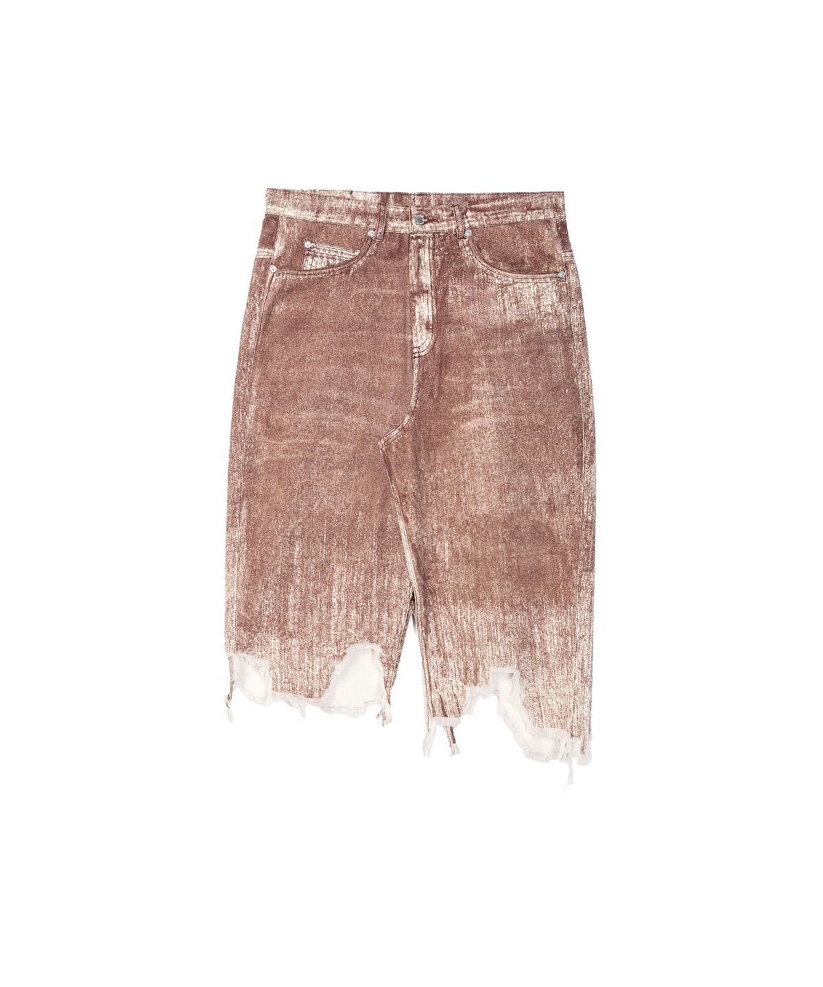 캠퍼랩(CAMPERLAB) Paint Denim Skirt Terracotta AU00032-003