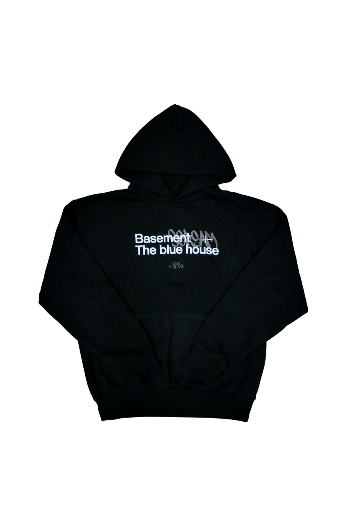 베이스크림(BASECREAM) Basement Hoodie  Black