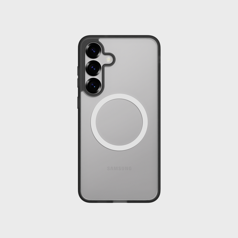 SLBS 클리어 마그넷 케이스 맷 블랙 for Galaxy S25 Series