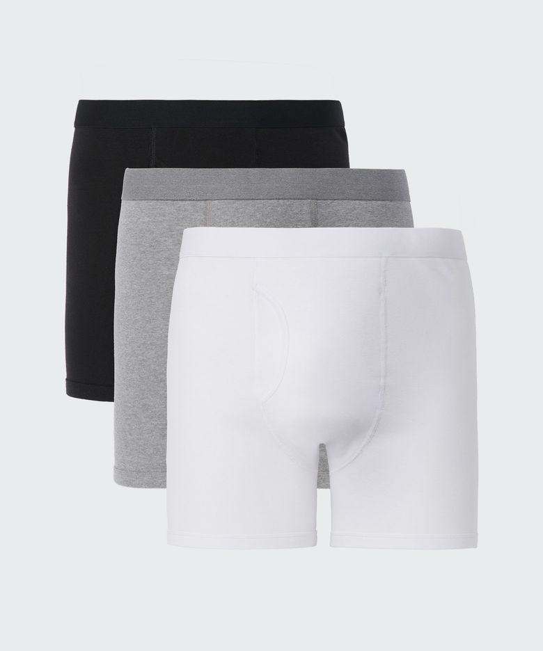 클래식 코튼 복서 브리프 3팩