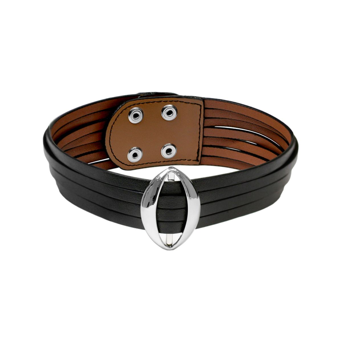 블랙 퍼플(BLACK PURPLE) 보이드 링 초커 Void Ring Choker