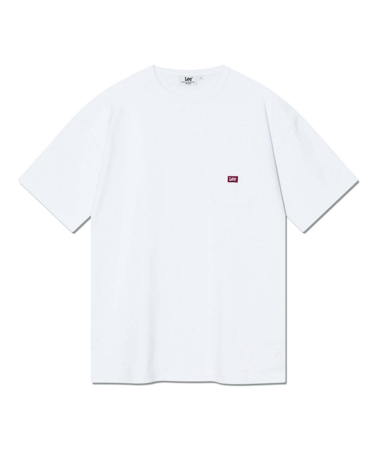 리(LEE) 로코 포켓 티셔츠 화이트