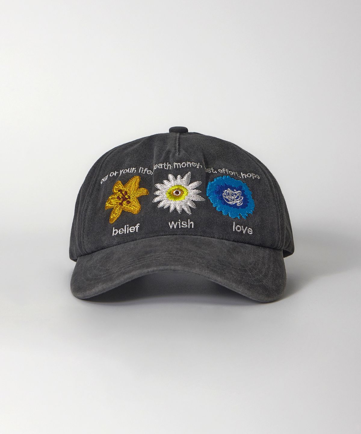 마이딥블루메모리즈(MY DEEP BLUE MEMORIES) NATIVITY MM CAP STONE WASHING (BLACK)