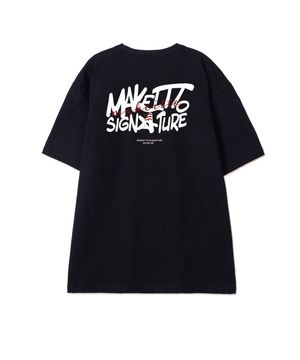 [GRAFFITI3 LOGO]CREW NECK TEE_BLACK