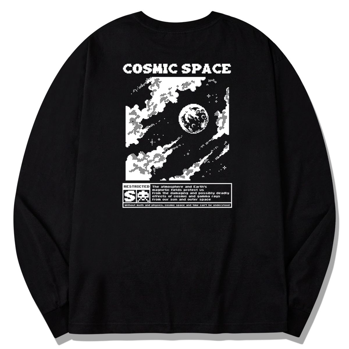 스플래시코드(SPLASHCODE) 롱슬리브 블랙 - 코스믹 스페이스(Cosmic Space)