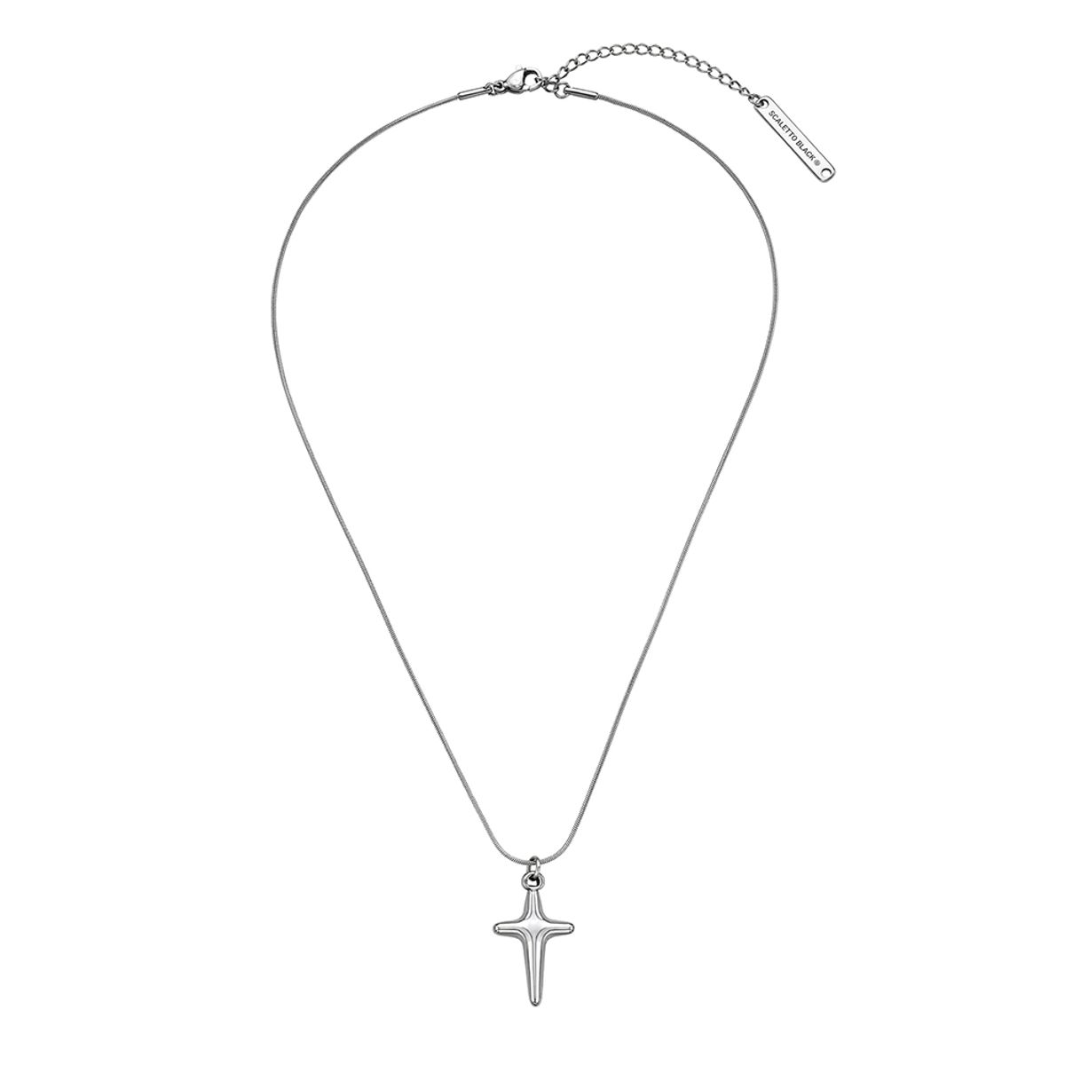 스칼렛또블랙(SCALETTOBLACK) FFM003 Round Cross Necklace