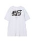 [GRAFFITI3 LOGO]CREW NECK TEE_WHITE