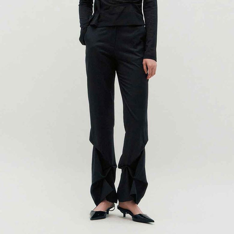 DOZI - Slim Trousers _ BLACK