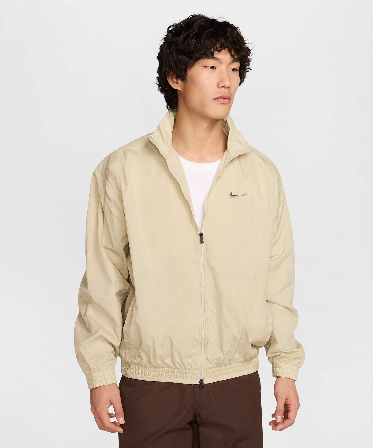 나이키(NIKE) 클럽 오버사이즈 우븐 트랙 재킷 M - 데저트 카키:밍크