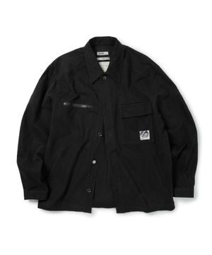 (GEAR) POCKET COTTON JACKET (BLACK)