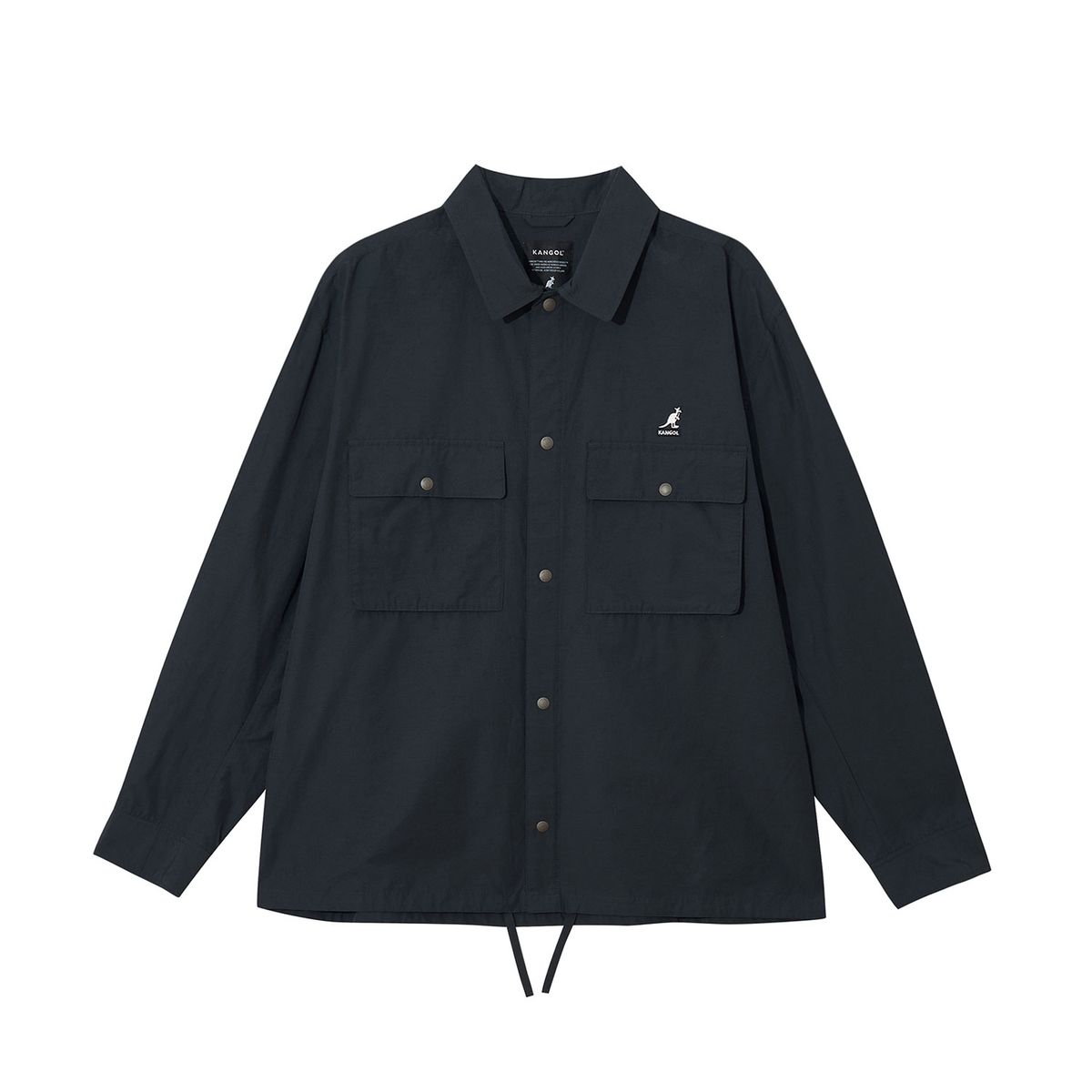캉골(KANGOL) 스트링 블루종 셔켓 7063 다크네이비