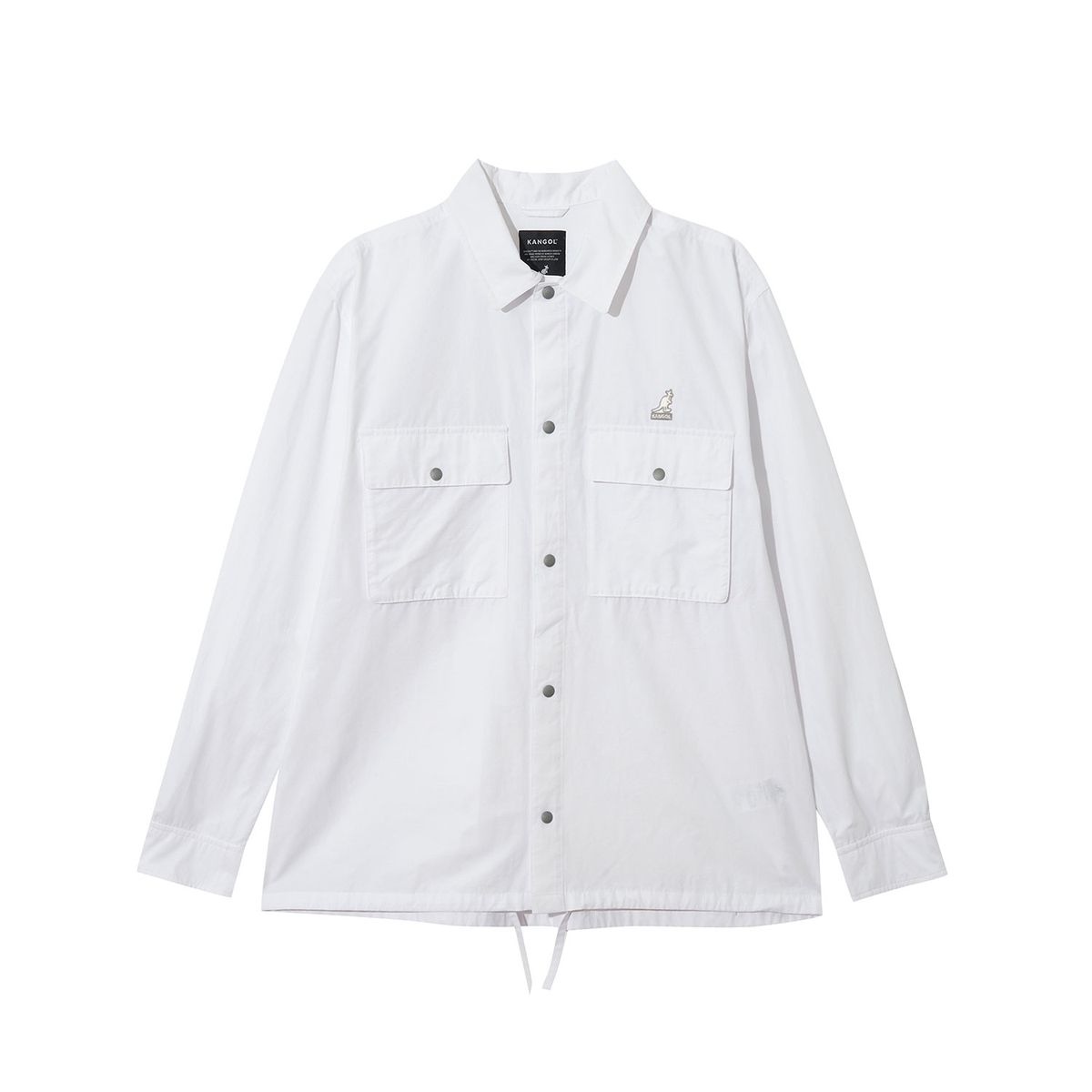 캉골(KANGOL) 스트링 블루종 셔켓 7063 화이트