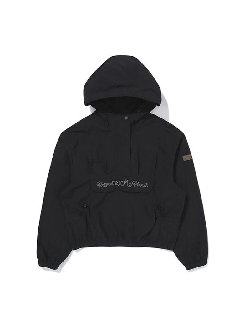 W 셔링 아노락_Black