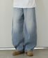 M250 커브드 와이드 데님 팬츠_연청 [숏기장 추가]