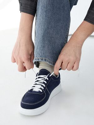 GO38 베르든 스티치 코트 스니커즈