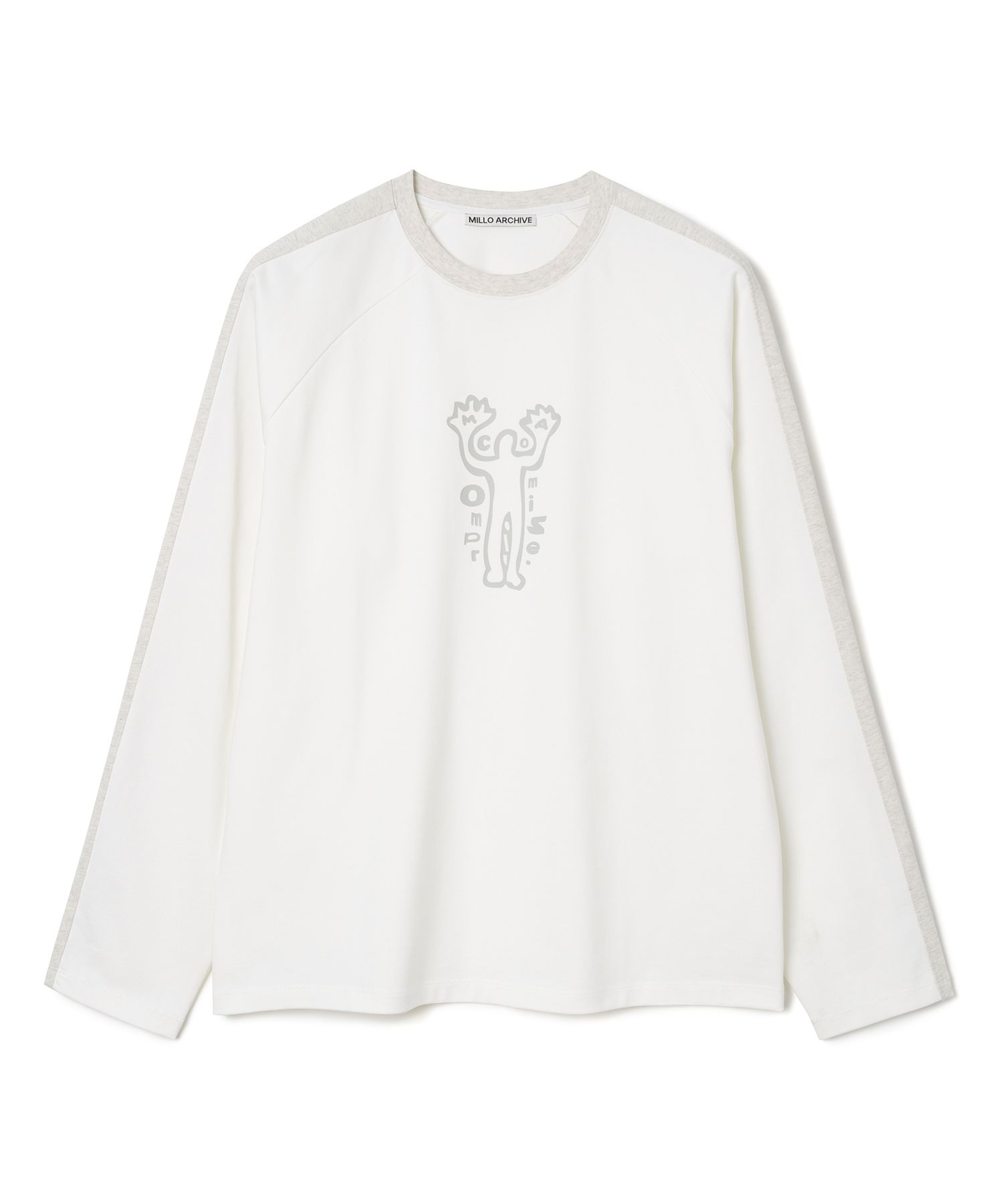 MILLO ARCHIVE ♥ Two Type Clumpy Long Sleeve/ 追跡付 MUSINSA | MILLO ARCHIVE Two Type Clumpy Long Sleeve [White]