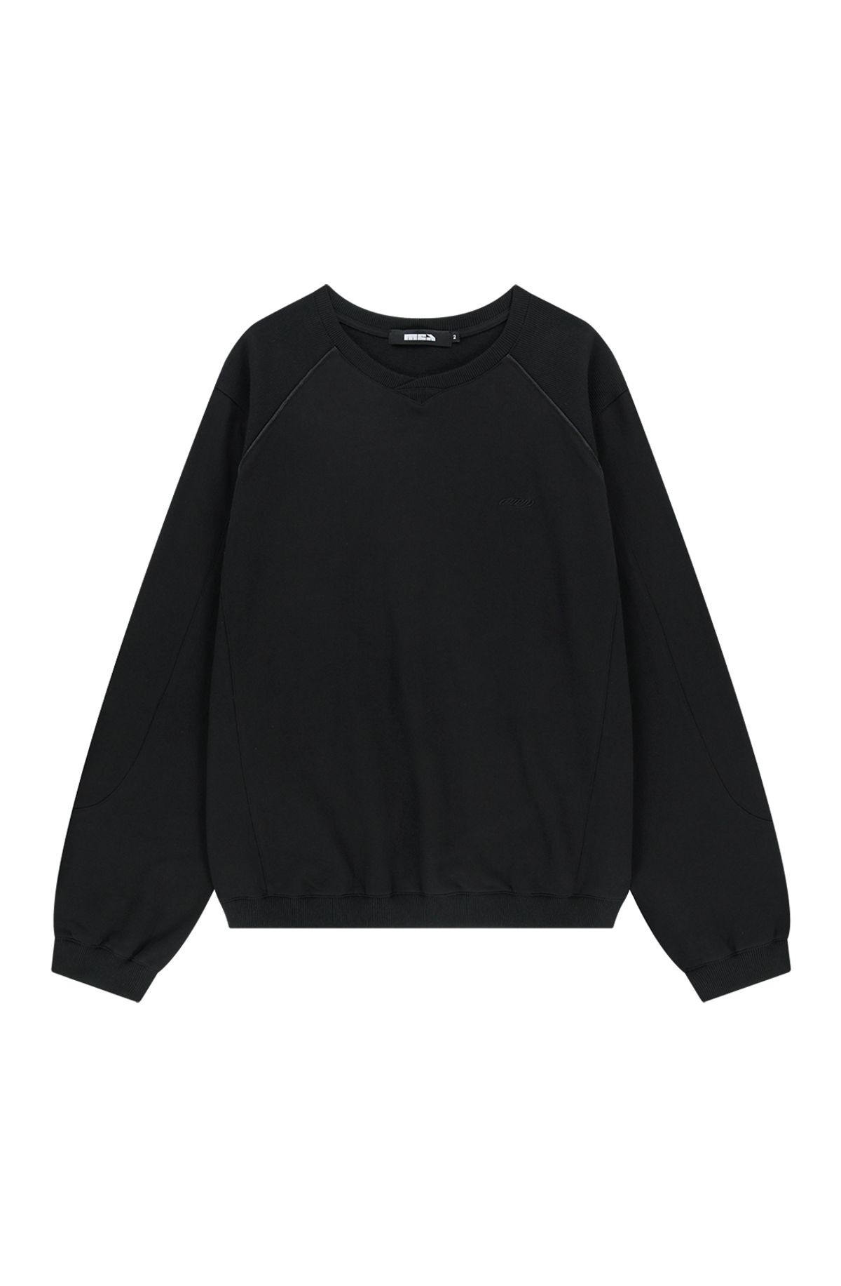 메아(MEA) RIB PANELED L/S [BLACK]