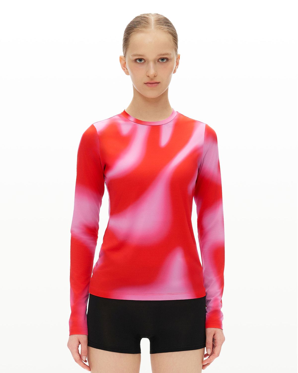 후포(HOOPOE) signature long sleeve _hoopoe red