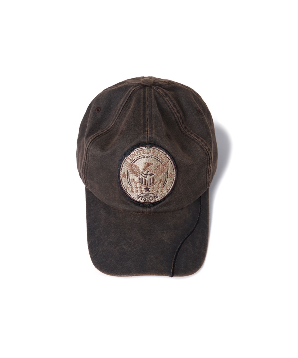 이티씨이(ETCE) UNITED PATCH BALL CAP (BROWN)