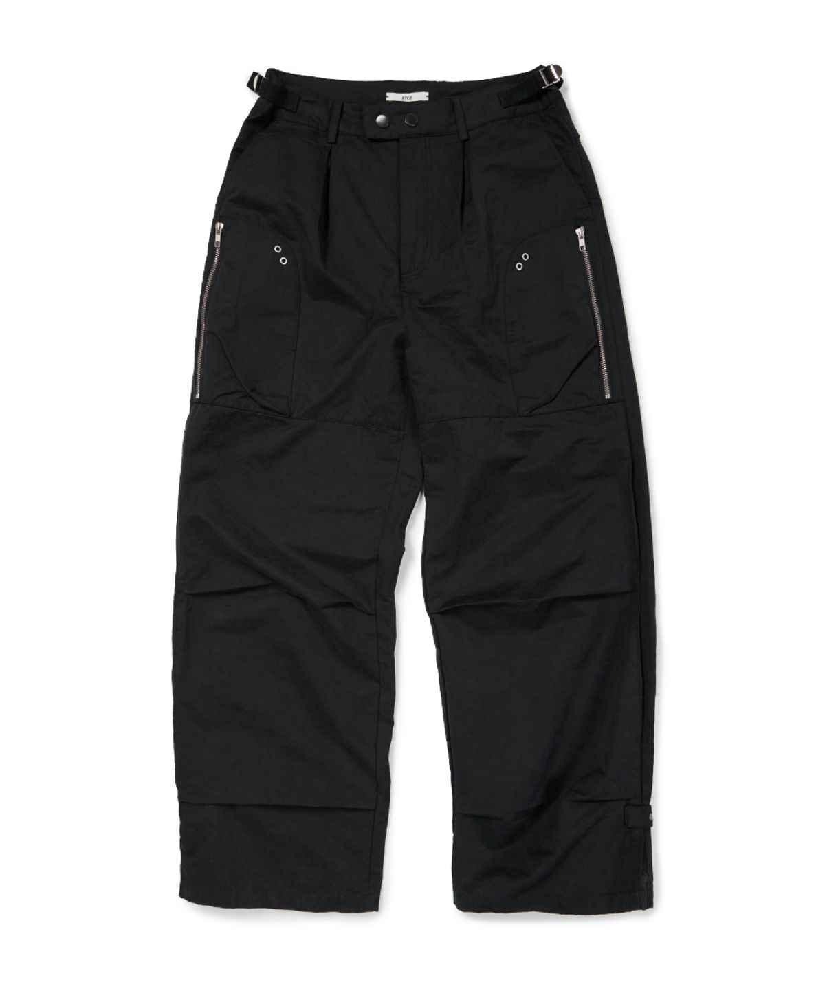 이티씨이(ETCE) SIDE ZIPPER POCKET PANTS (BLACK)