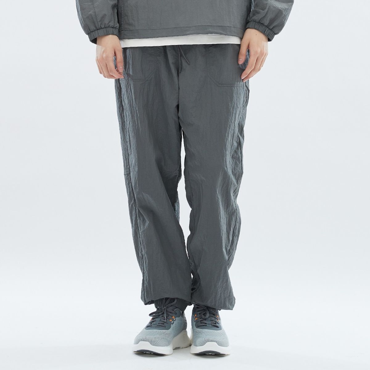 스케쳐스(SKECHERS) 남성 우븐 립조직 조거 팬츠_SL3MYCFS013