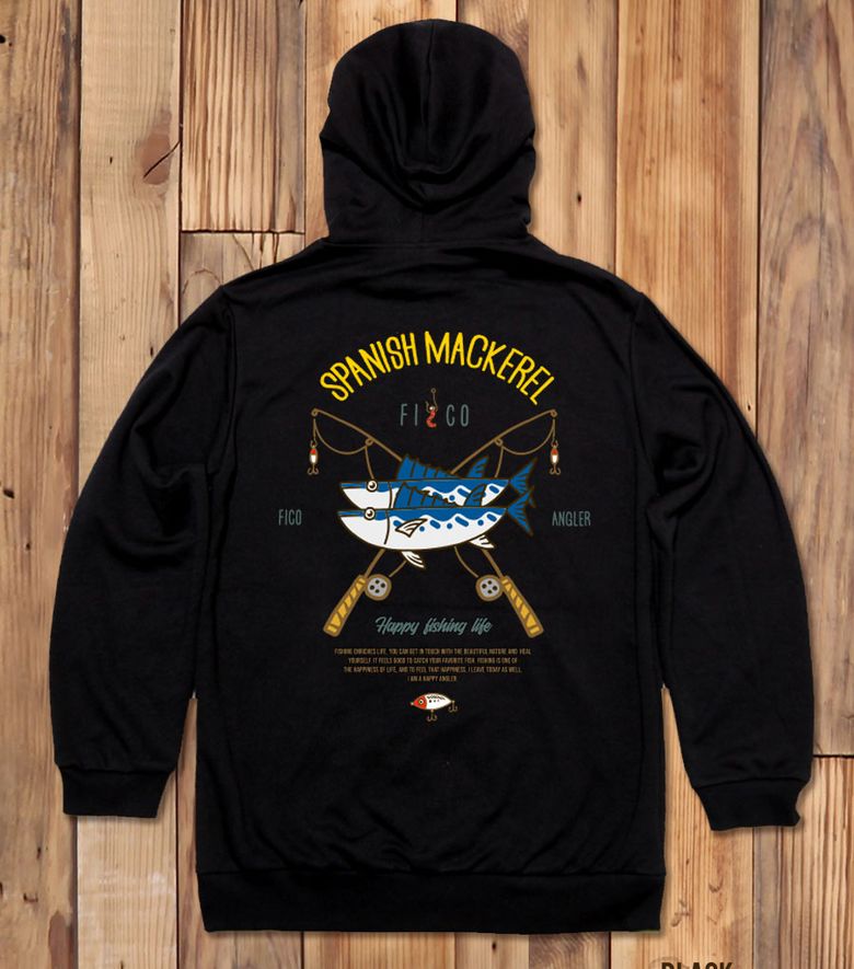FICO-HOODY-233 익스트림 낚시 브랜드 피코앵글러 고등어 후드티