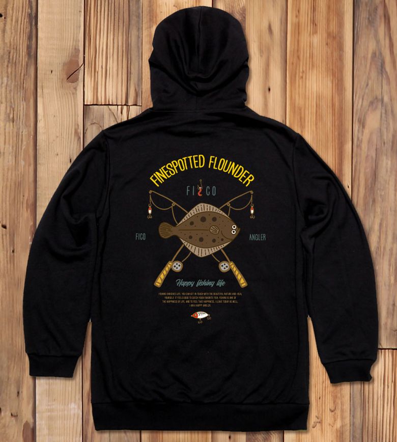 FICO-HOODY-235 익스트림 낚시 브랜드 피코앵글러 도다리 후드티