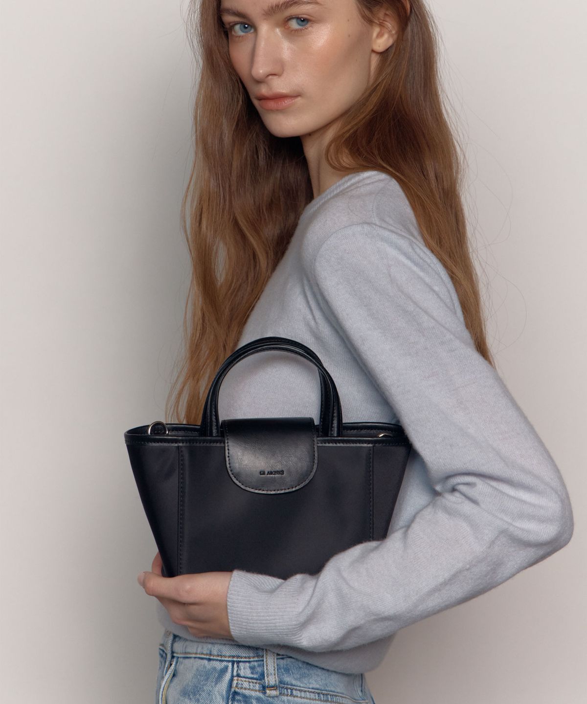 르아보네(LE ABONNE) PETIT DITOR BAG BLACK