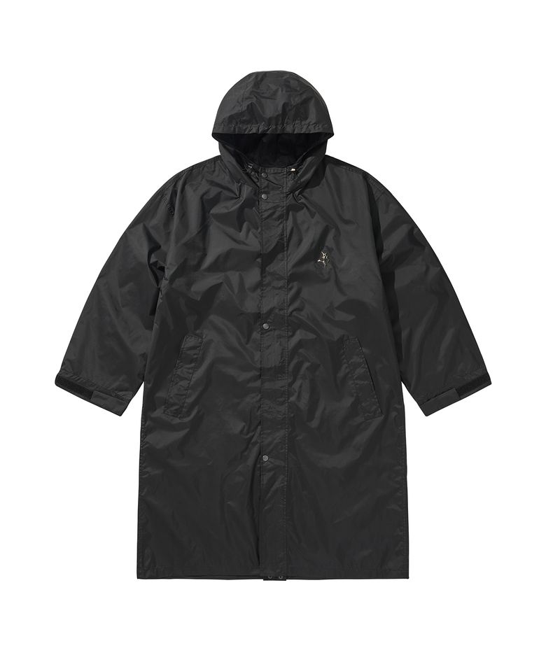 OVERSIZED RAIN COAT / BLACK