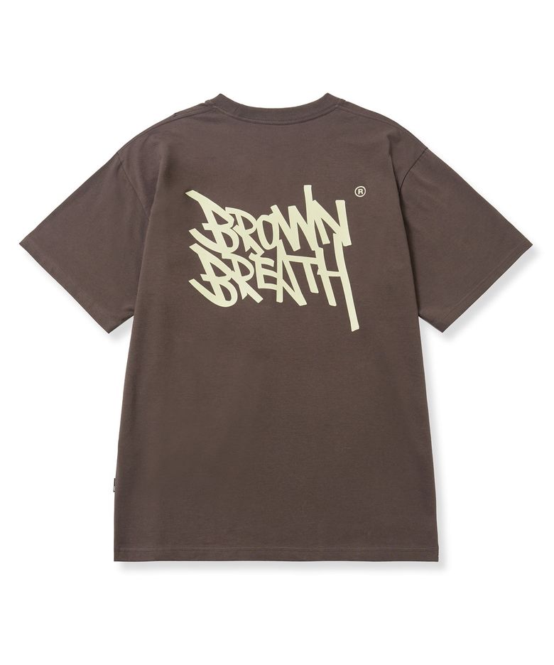 TAG TEE - DARK BROWN
