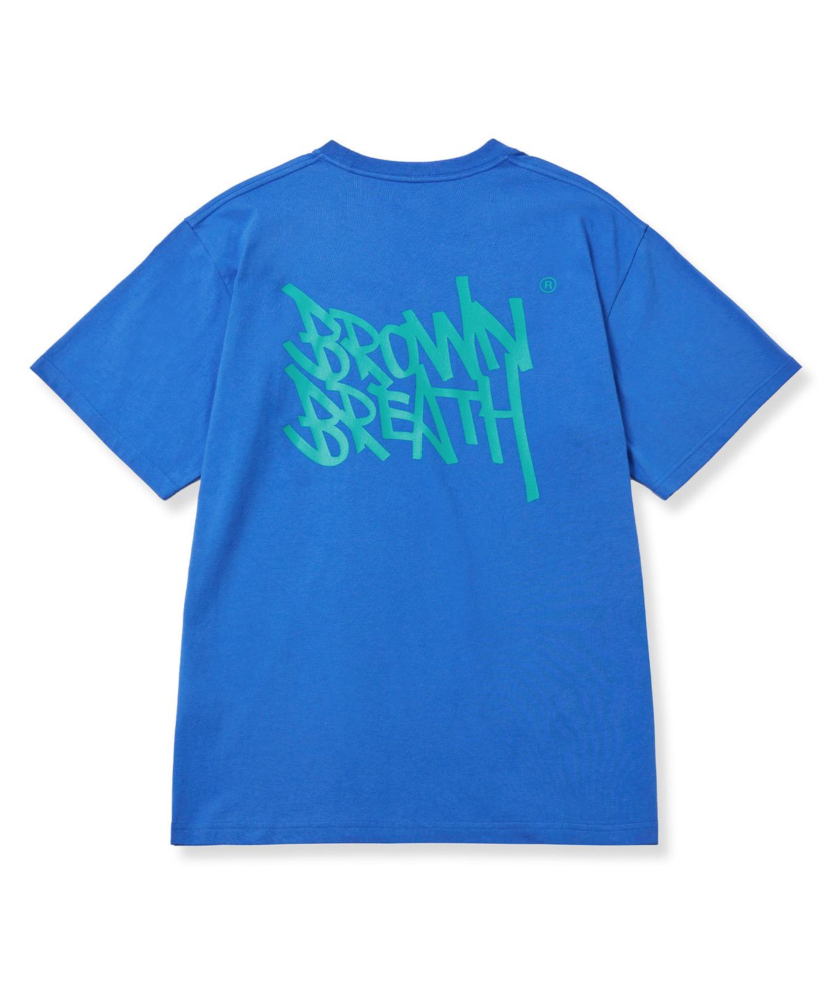 브라운브레스(BROWNBREATH) TAG TEE - BLUE
