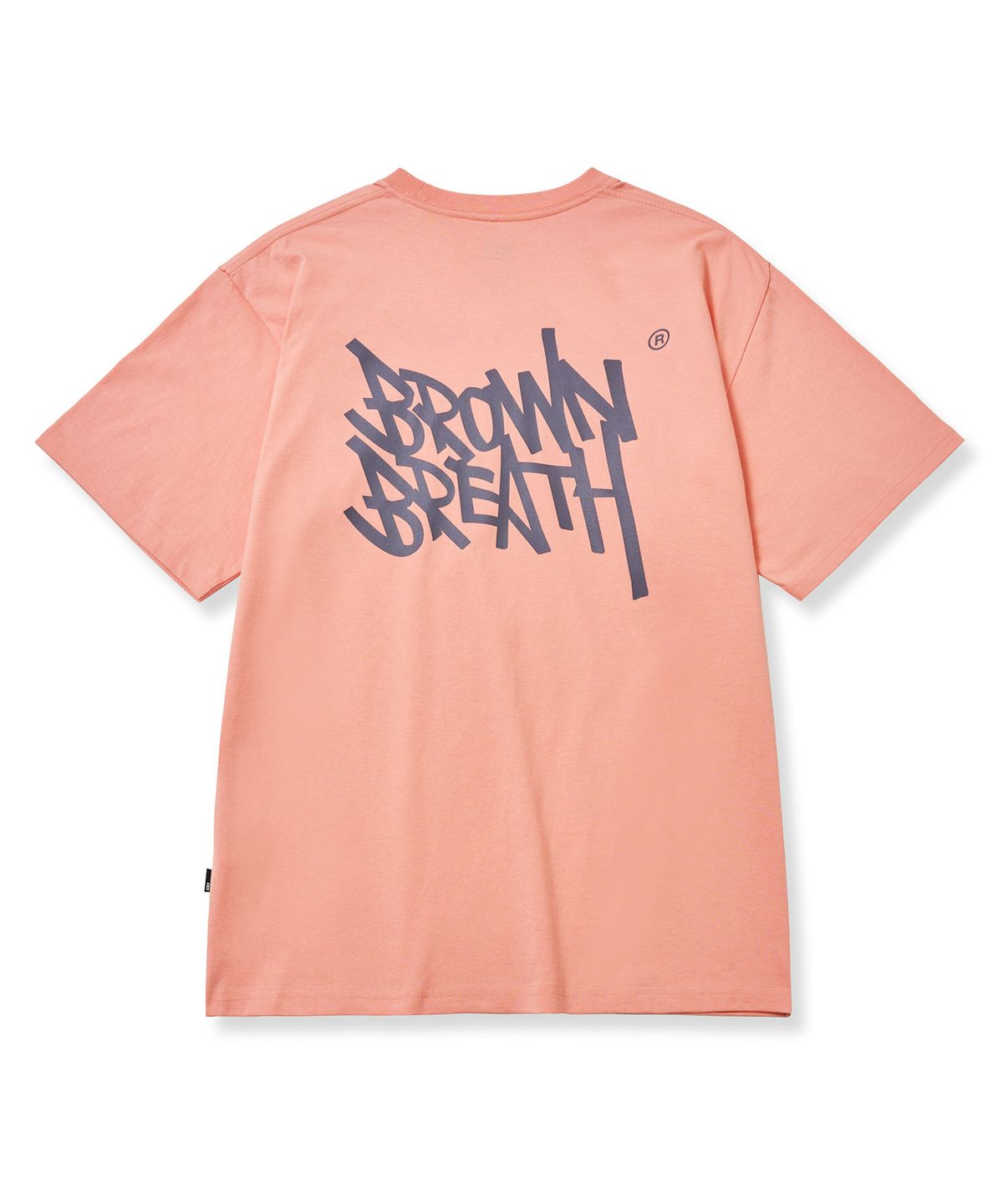 브라운브레스(BROWNBREATH) TAG TEE - INDY PINK