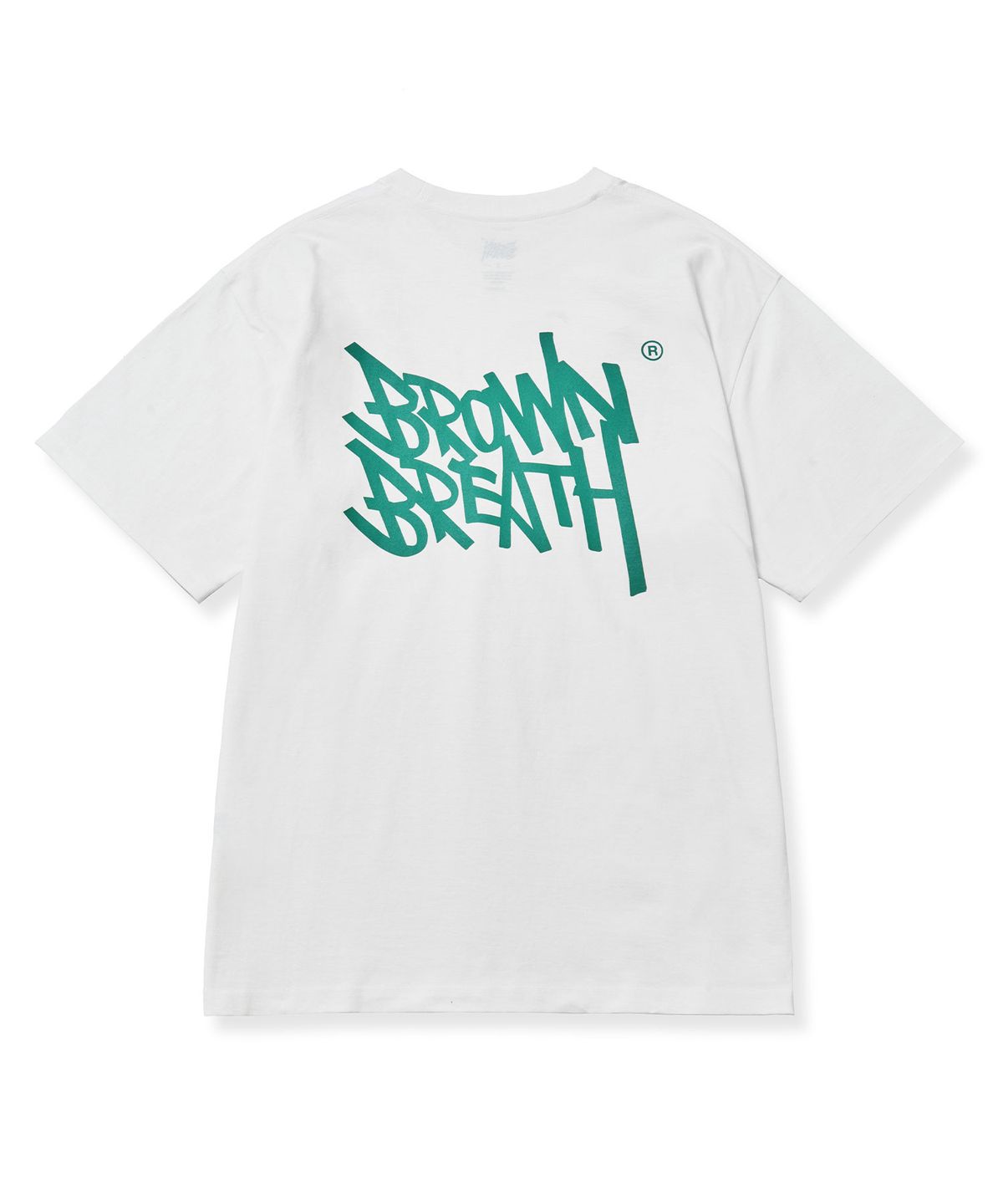 브라운브레스(BROWNBREATH) TAG TEE - OFF WHITE