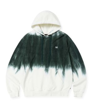 PIGMENT BLUR TAG HOODIE - GREEN