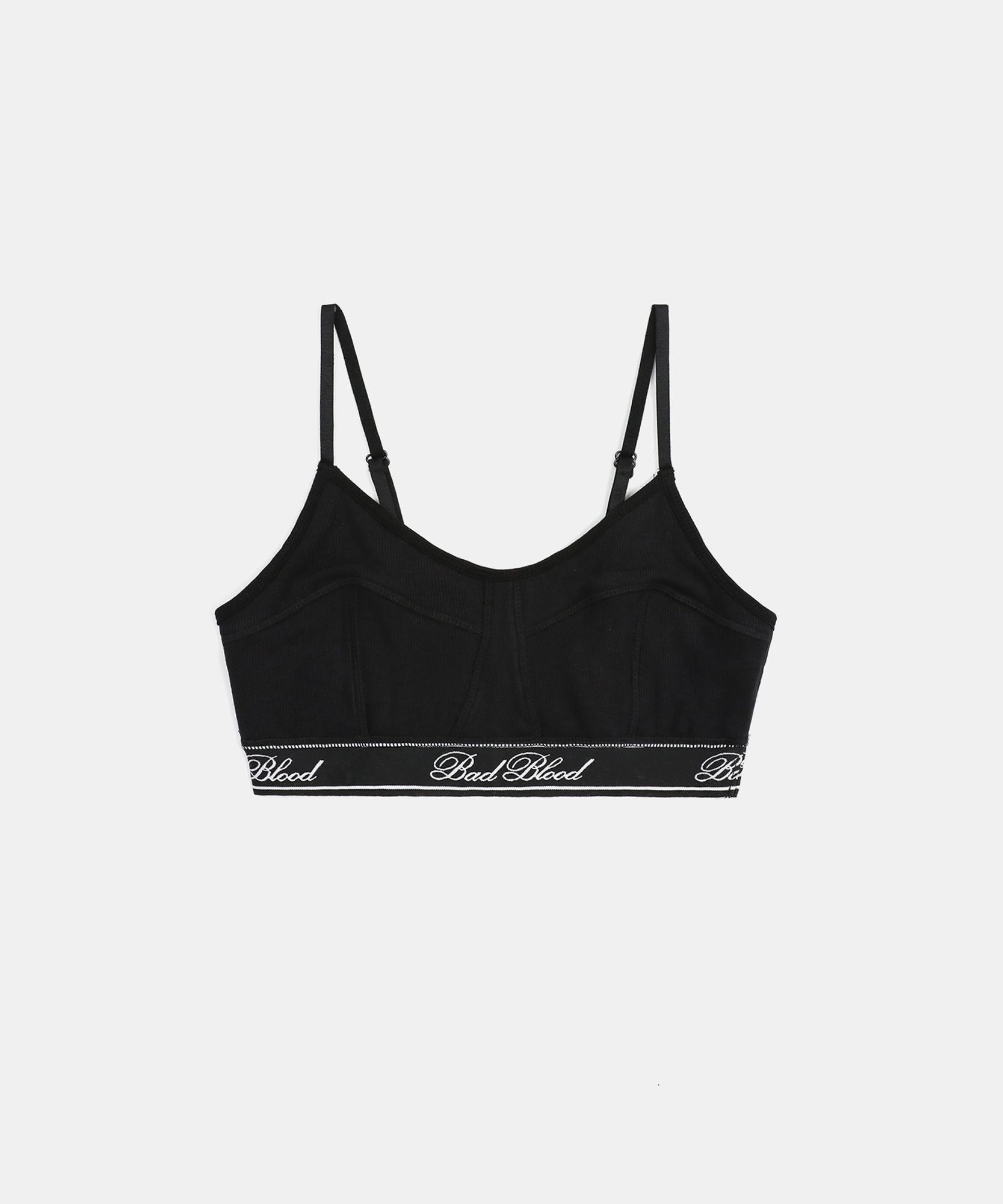 BADBLOOD ♥ Classic Logo Triangle Bra /追跡付 MUSINSA | BADBLOOD Classic Athletic Logo Triangle Bra - White
