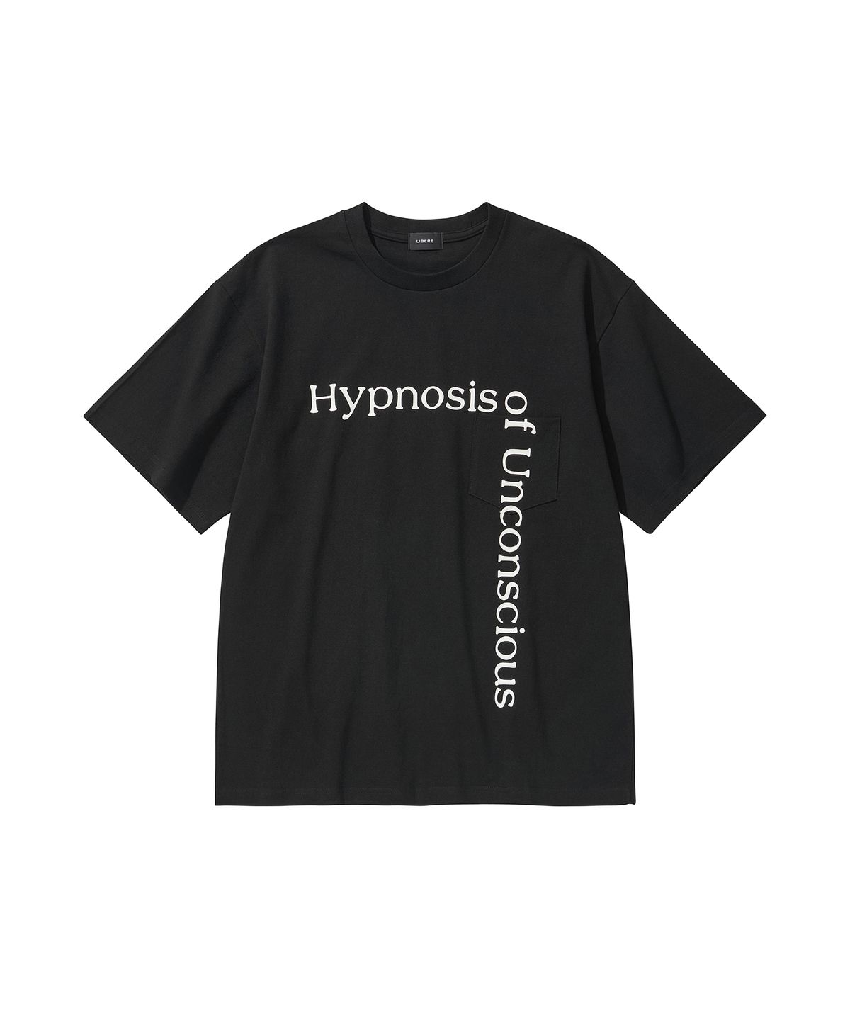 리베레(LIBERE) MESSAGE T-SHIRT / BLACK