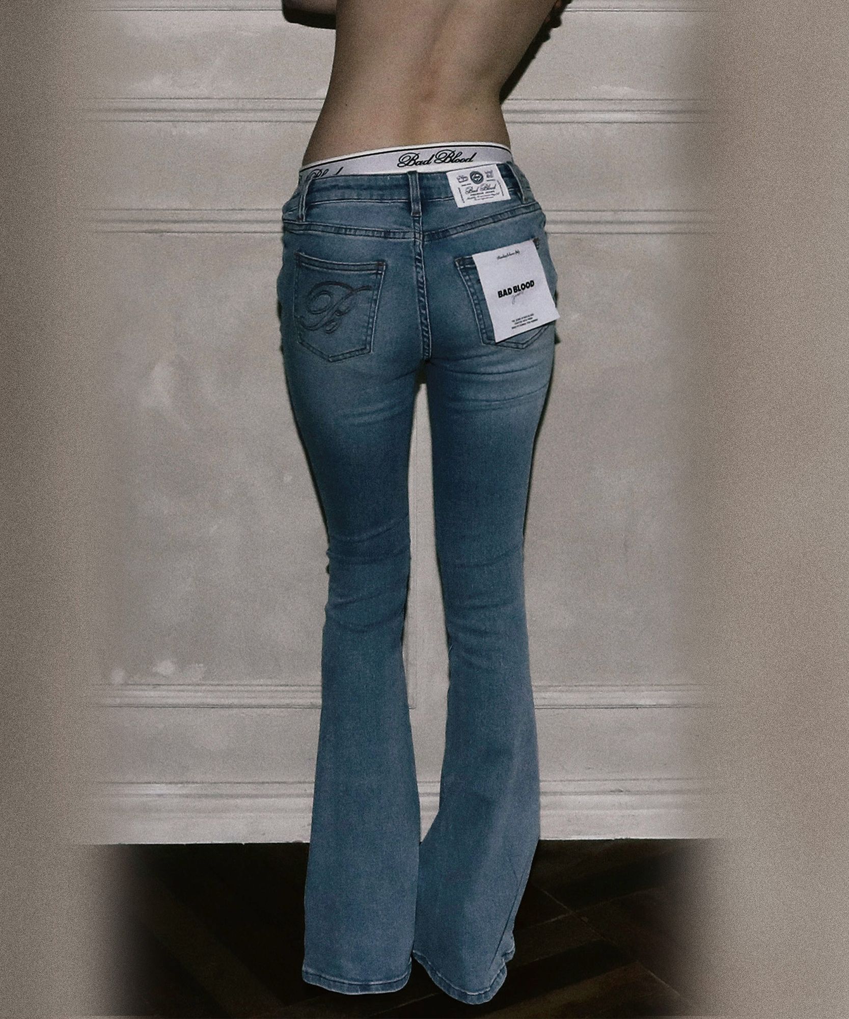 BADBLOOD ブーツカット デニム (3色) 0119 Low Rise Bootcut