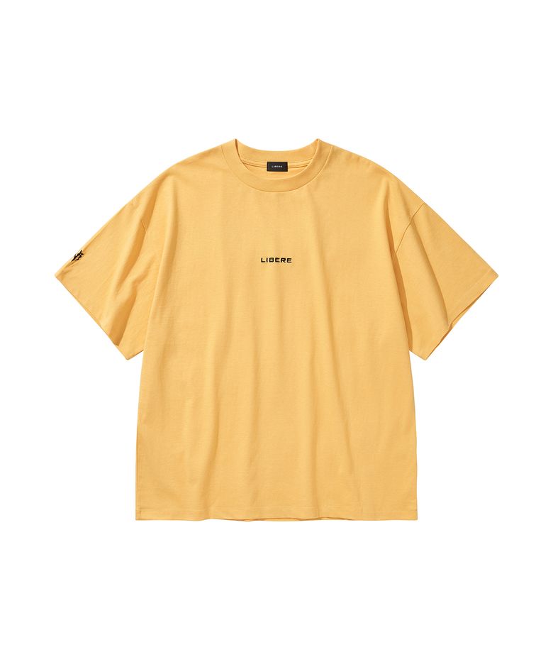 LIBERE LOGO T-SHIRT / PALE GOLD
