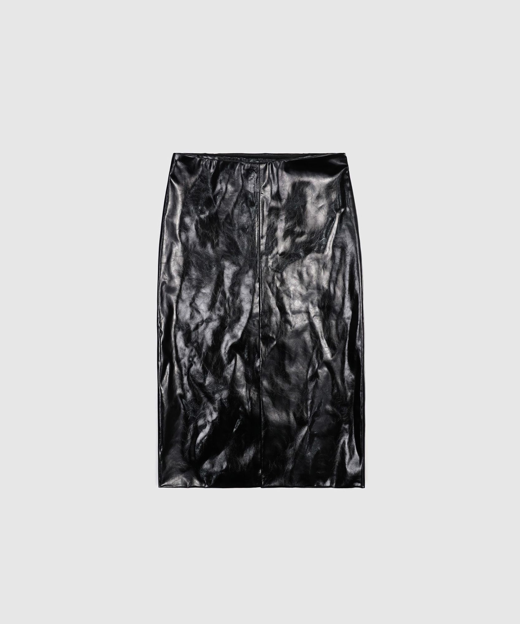 ★韓国人気★BADBLOOD★JIMMY LEATHER MIDI SKIRT ☆韓国人気☆BADBLOOD☆JIMMY LEATHER MIDI SKIRT