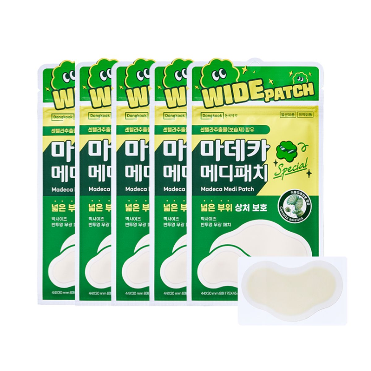 동국제약(DONGKOOK PHARM) 마데카 메디패치 스페셜 와이드 혼합형 12매 5개 (총 60매)