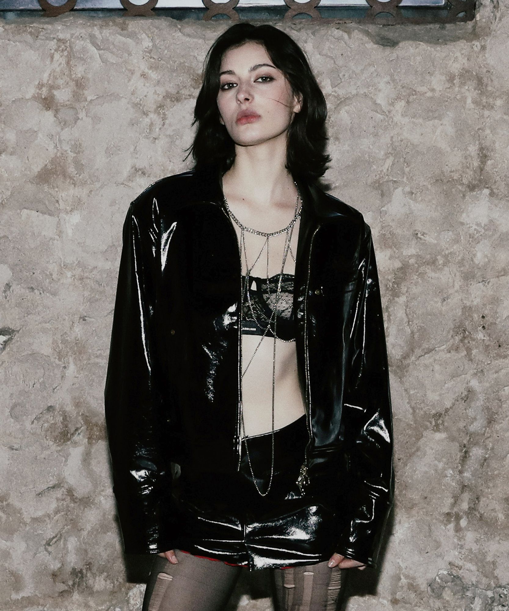 ★韓国人気★BADBLOOD★JIMMY LEATHER HERRINGTON JACKET MUSINSA | BADBLOOD Jimmy Leather Harrington Jacket - Black