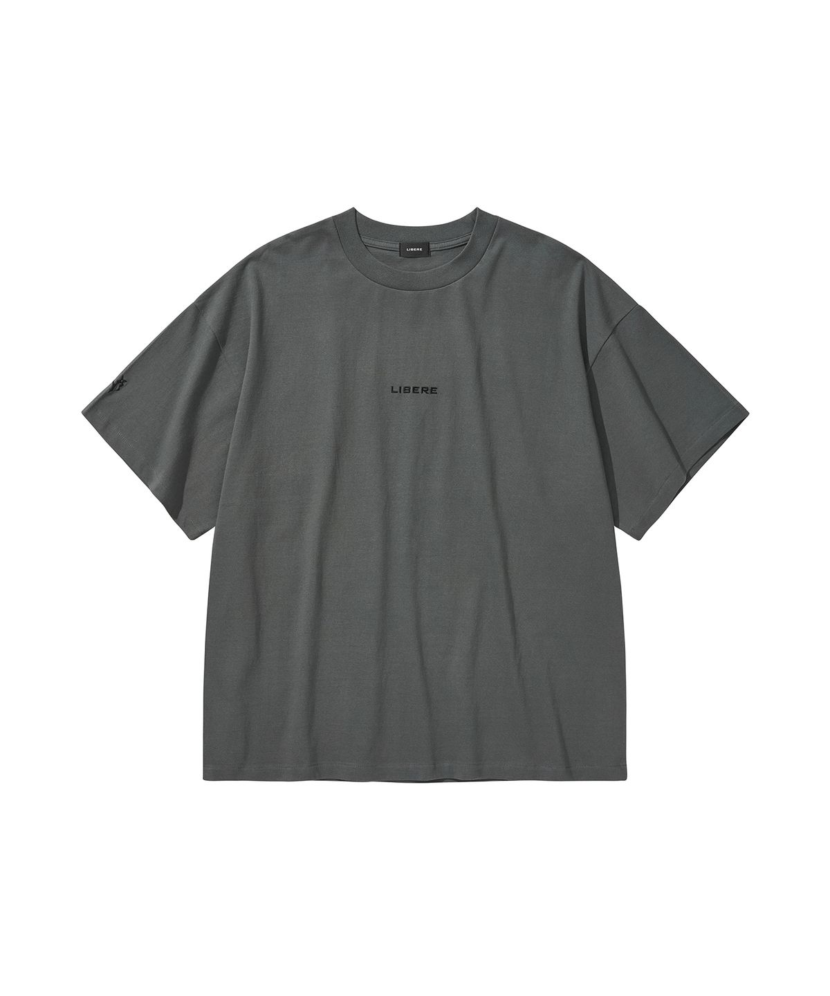 리베레(LIBERE) LIBERE LOGO T-SHIRT / CHARCOAL